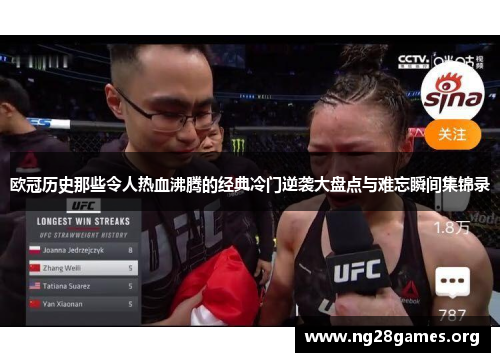 欧冠历史那些令人热血沸腾的经典冷门逆袭大盘点与难忘瞬间集锦录